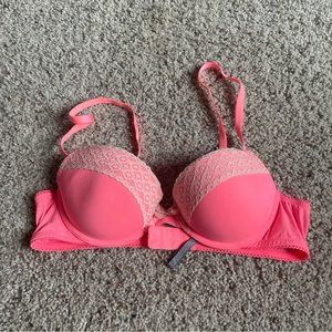 Aerie “Ella gel” hot pink push up bra. 34B